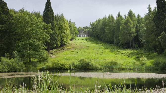 Gibside Octagon Pond and Banqueting House